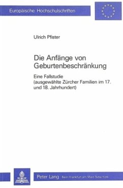 Cover Die Anfänge von Geburtenbeschränkung