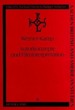 Autorkonzepte und Filminterpretation - Kamp, Werner