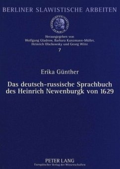 Cover Das deutsch-russische Sprachbuch des Heinrich Newenburgk von 1629