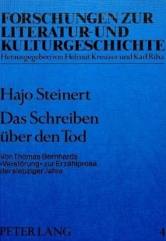 Cover Das Schreiben über den Tod