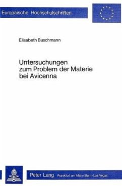 Untersuchungen zum Problem der Materie bei Avicenna - Blum, Elisabeth