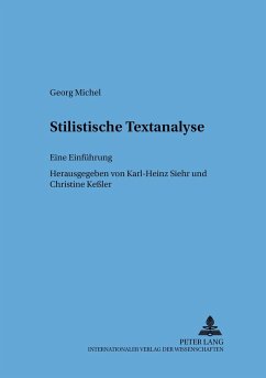 Stilistische Textanalyse - Siehr, Karl-Heinz;Keßler, Christine