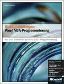 Richtig einsteigen: Word VBA-Programmierung