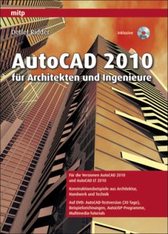 AutoCAD 2010 für Architekten und Ingenieure, m. DVD-ROM - Ridder, Detlef