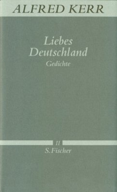Liebes Deutschland - Kerr, Alfred