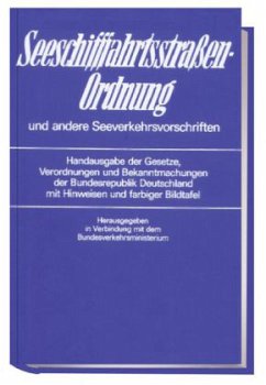 Cover Seeschifffahrtstraßen-Ordnung und andere Seeverkehrsvorschriften
