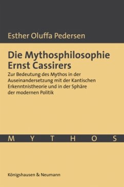 Cover Die Mythosphilosophie Ernst Cassirers