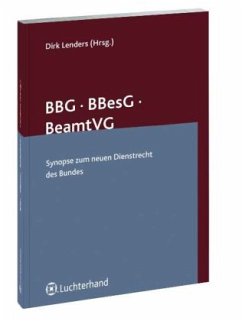 BBG, BBesG, BeamtVG - Lenders, Dirk (Hrsg.)