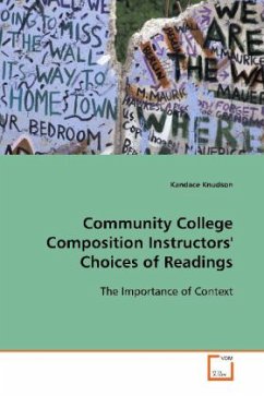 Community College Composition Instructors' Choices of Readings - Knudson, Kandace