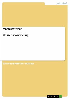 Wissenscontrolling - Wittner, Marcus
