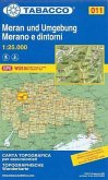 Tabacco topographische Wanderkarte Meran und Umgebung; Merano e dintori