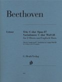 Trio C-Dur op.87 und Variationen C-Dur WoO 28, 2 Oboen und Englisch Horn, Einzelstimmen