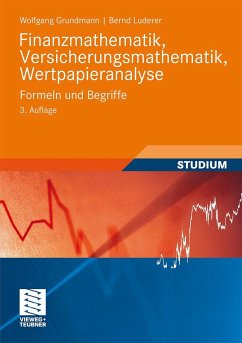 Finanzmathematik, Versicherungsmathematik, Wertpapieranalyse - Grundmann, Wolfgang;Luderer, Bernd