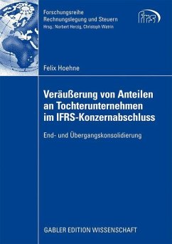 Veräußerung von Anteilen an Tochterunternehmen im IFRS-Konzernabschluss - Hoehne, Felix