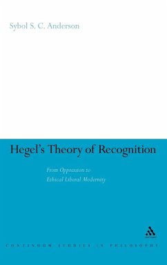 Cover Hegel's Theory of Recognition