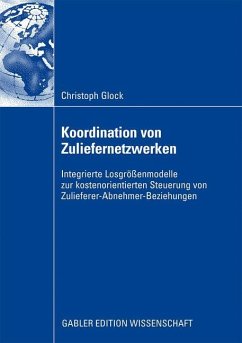 Koordination von Zuliefernetzwerken - Glock, Christoph