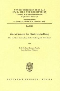 Cover Zinswirkungen der Staatsverschuldung.