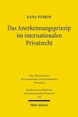 Das Anerkennungsprinzip im internationalen Privatrecht
