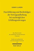 Durchführung und Rechtsfolgen der Vertragsaufhebung bei nachträglichen Erfüllungsstörungen