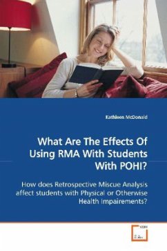 What Are The Effects Of Using RMA With Students With POHI? - McDonald, Kathleen