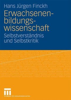 Erwachsenenbildungswissenschaft - Finckh, Hans Jürgen