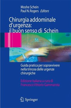 Chirurgia addominale d'urgenza: il buon senso di Schein - Schein, Moshe / Rogers, Paul N. (Hgg.)