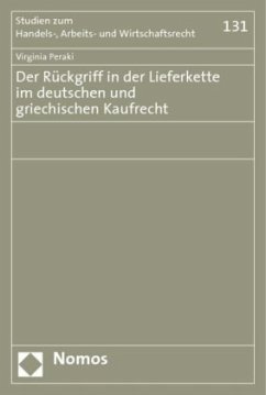 Der Rückgriff in der Lieferkette im deutschen und griechischen Kaufrecht - Peraki, Virginia