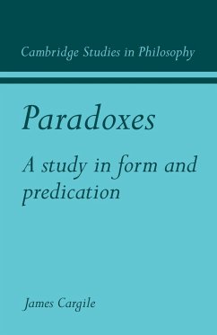 Paradoxes - Cargile, James