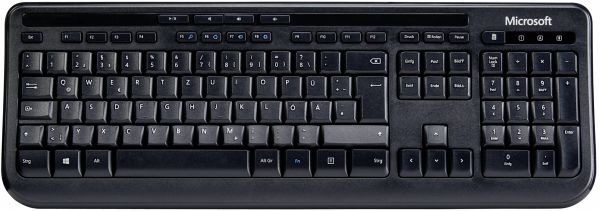 Microsoft Wired Keyboard 600 kabelgebundene Tastatur schwarz - Portofrei  bei bücher.de kaufen
