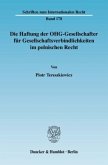 Die Haftung der OHG-Gesellschafter für Gesellschaftsverbindlichkeiten im polnischen Recht.