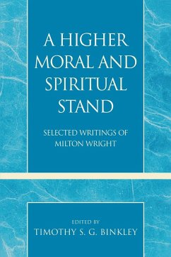 A Higher Moral and Spiritual Stand