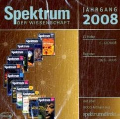 Spektrum der Wissenschaft, Jahrgang 2008, CD-ROM