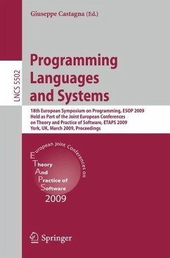 Programming Languages and Systems - Castagna, Giuseppe (Volume editor)