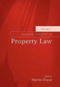 Modern Studies in Property Law - Dixon, Martin; Dixon
