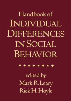 Handbook of Individual Differences in Social Behavior