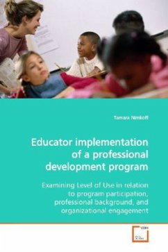 Educator implementation of a professional development program - Nimkoff, Tamara