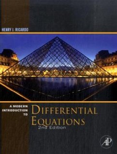 A Modern Introduction to Differential Equations - Ricardo, Henry J.