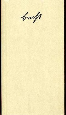 Schriften 1 / Werke, Große kommentierte Berliner und Frankfurter Ausgabe Bd.21, Tl.1 - Brecht, Bertolt