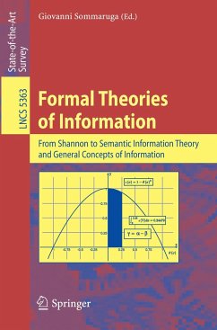 Formal Theories of Information - Sommaruga, Giovanni (Volume editor)