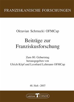 Cover Beiträge zur Franziskusforschung
