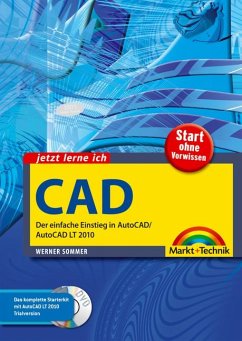 Cover Jetzt lerne ich CAD, m. DVD-ROM u. CD-ROM