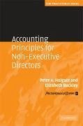Accounting Principles for Non-Executive Directors - Holgate, Peter; Buckley, Elizabeth