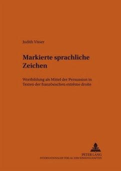 Markierte sprachliche Zeichen - Visser, Judith