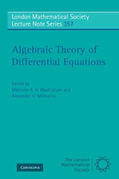 Cover Algebraic Theory of Differential Equations
