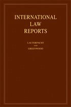 International Law Reports: Volume 135 - Lauterpacht, Elihu / Greenwood, Christopher J. (ed.). Oppenheimer, Andrew (Associate editor). Assistent(s): Lee, Karen