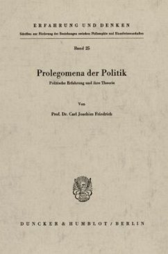 Cover Prolegomena der Politik.