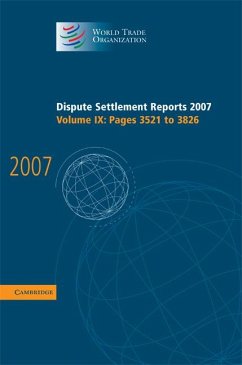 Cover Dispute Settlement Reports 2007