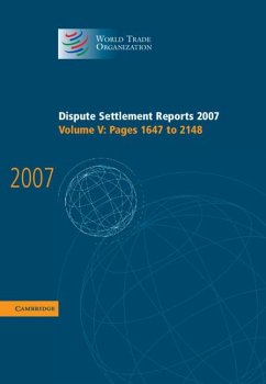 Cover Dispute Settlement Reports 2007