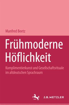 Cover Frühmoderne Höflichkeit