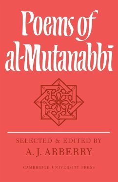 Poems of Al-Mutanabbi - Arberry, Arthur John